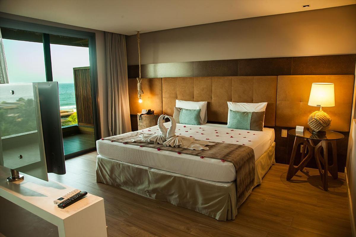 Carmel Cumbuco Resort Kültér fotó A bedroom at the hotel