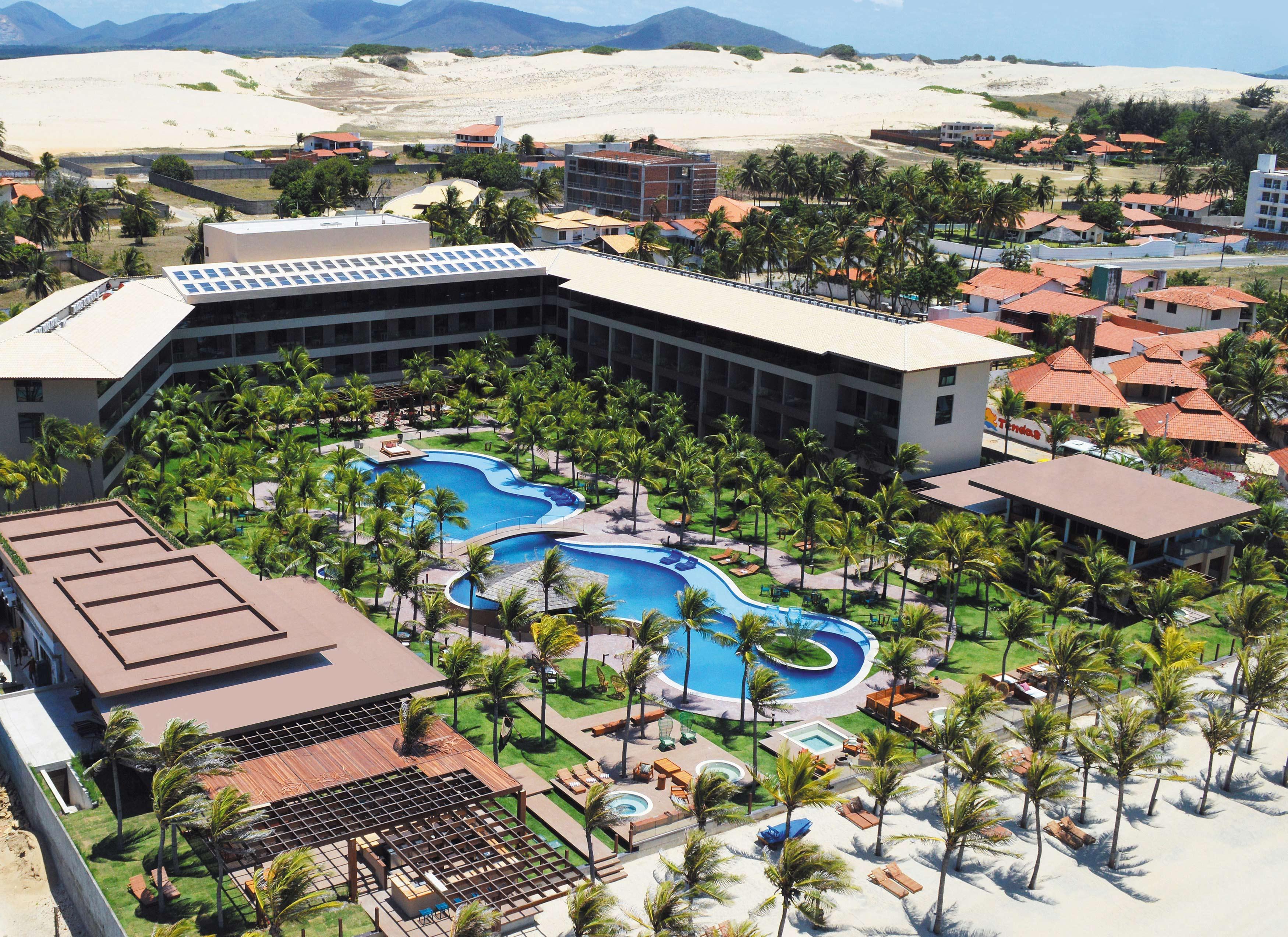 Carmel Cumbuco Resort Kültér fotó Aerial view of the resort