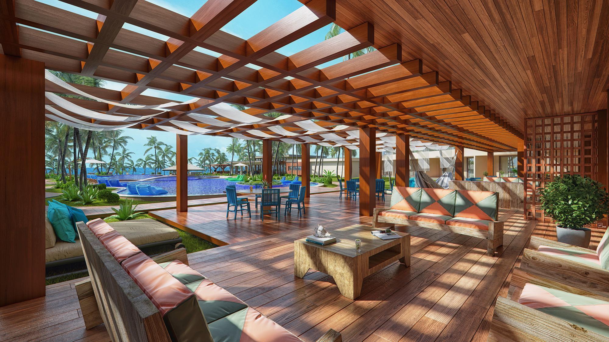 Carmel Cumbuco Resort Kültér fotó The interior of the resort